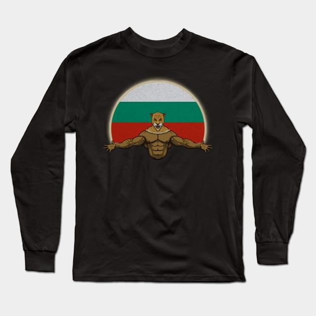 Cheetah Bulgaria Long Sleeve T-Shirt by RampArt